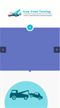 Mobile Screenshot of lowcosttowing.ca